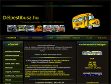 Tablet Screenshot of delpestibusz.hu